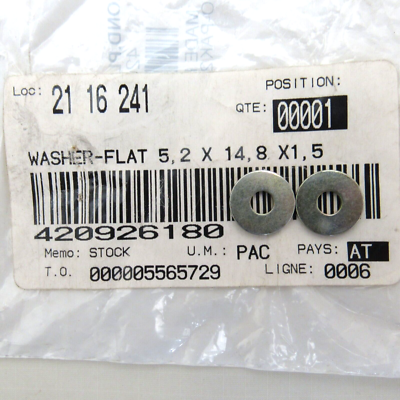Sea-Doo Washer 5.2x14.8x1.5 - Howling Moto