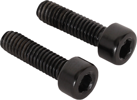 Pair of black SEDONA 570-9115 center cap screws with M4x14 threads for wheel center caps, pack of 2, durable and easy to install.