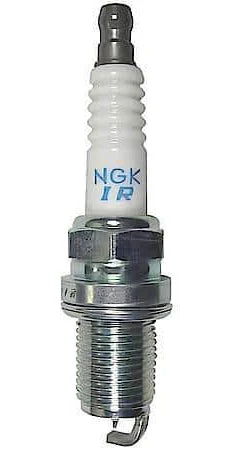 NGK OEM spark plug IFR5L11 for Honda vehicles, showing the metal and ceramic components of the spark plug.