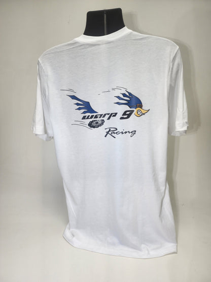 Warp9Racing Road Runner T-shirt, short-sleeve apparel featuring a vibrant Road Runner graphic on front.