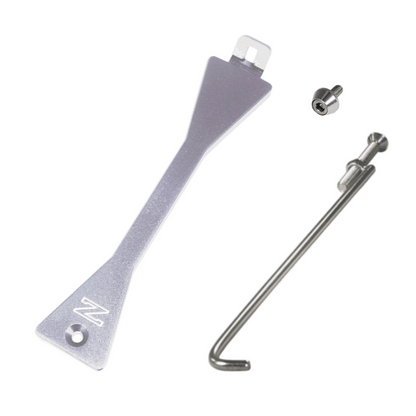 ZSPEC Battery Hold Down/Bracket Kit for Nissan Z31 300zx '84-89, Billet, w/ Stainless Hardware - Howling Moto