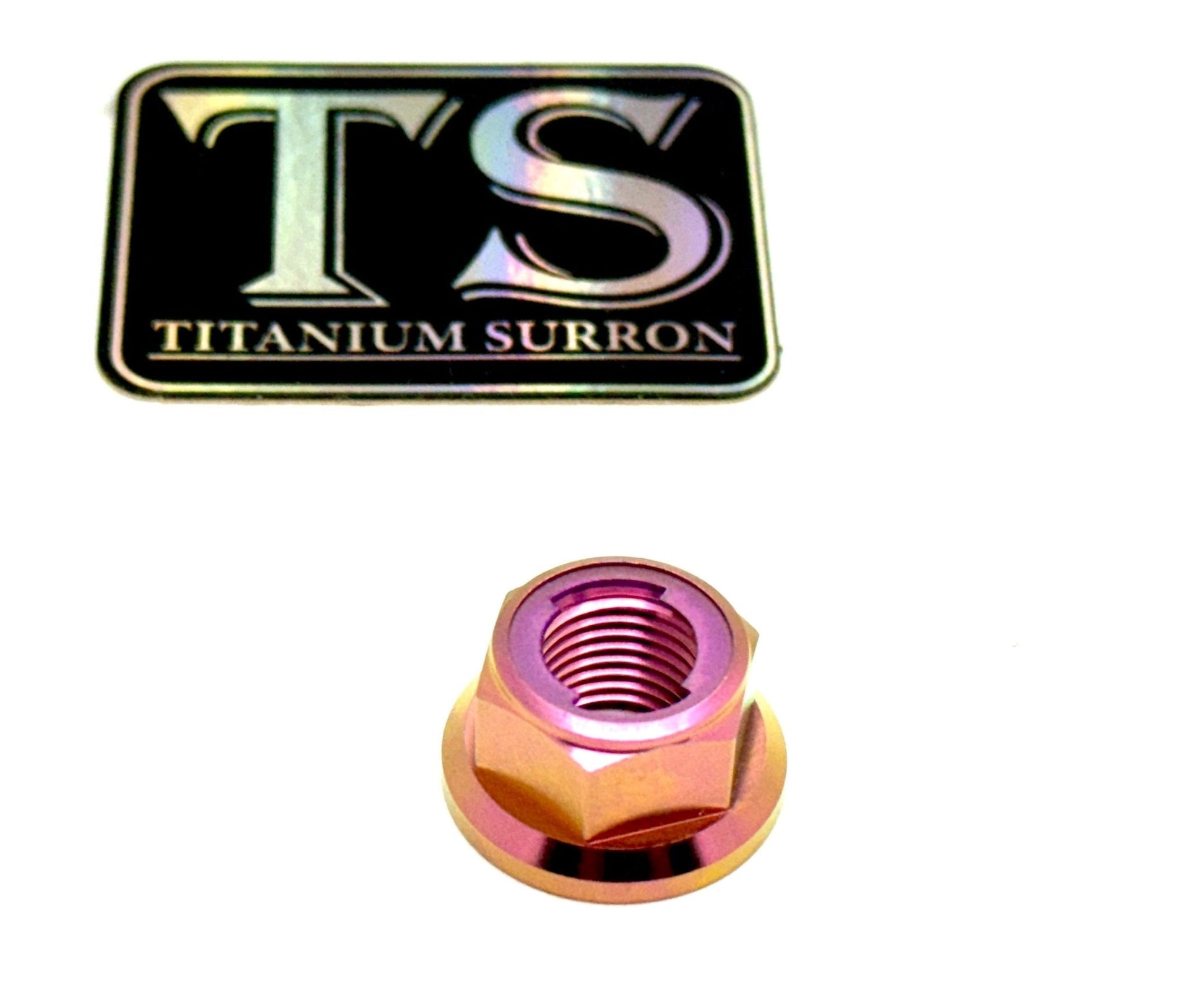 Titanium Sotion/ Torp Motor FW01 GTS01 Reverse Thread Nut - M12 - Howling Moto