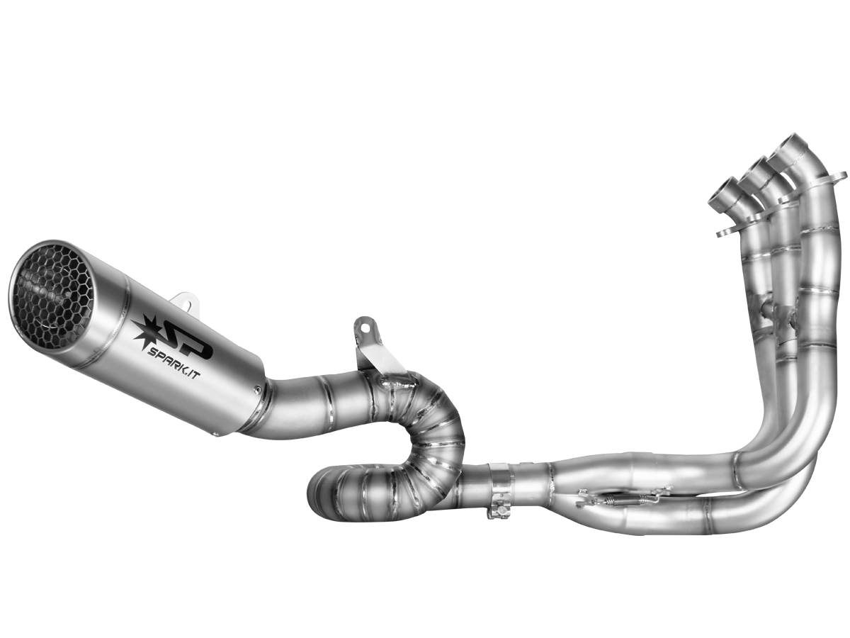 SPARK TRIUMPH STREET TRIPLE 765 "GRID-O" FULL EXHAUST SYSTEM (2017+) - Howling Moto