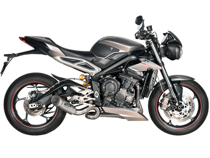 SPARK TRIUMPH STREET TRIPLE 765 "GRID-O" FULL EXHAUST SYSTEM (2017+) - Howling Moto