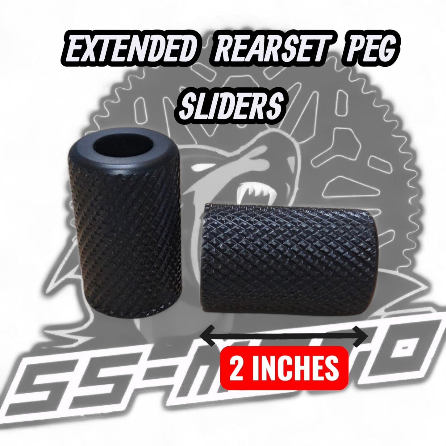 Extended Rearset  Peg Sliders