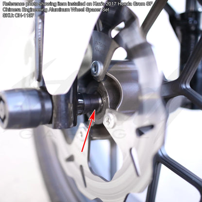 Chimera Engineering Aluminum Wheel Spacer Set - Honda Grom 125 (2022+)