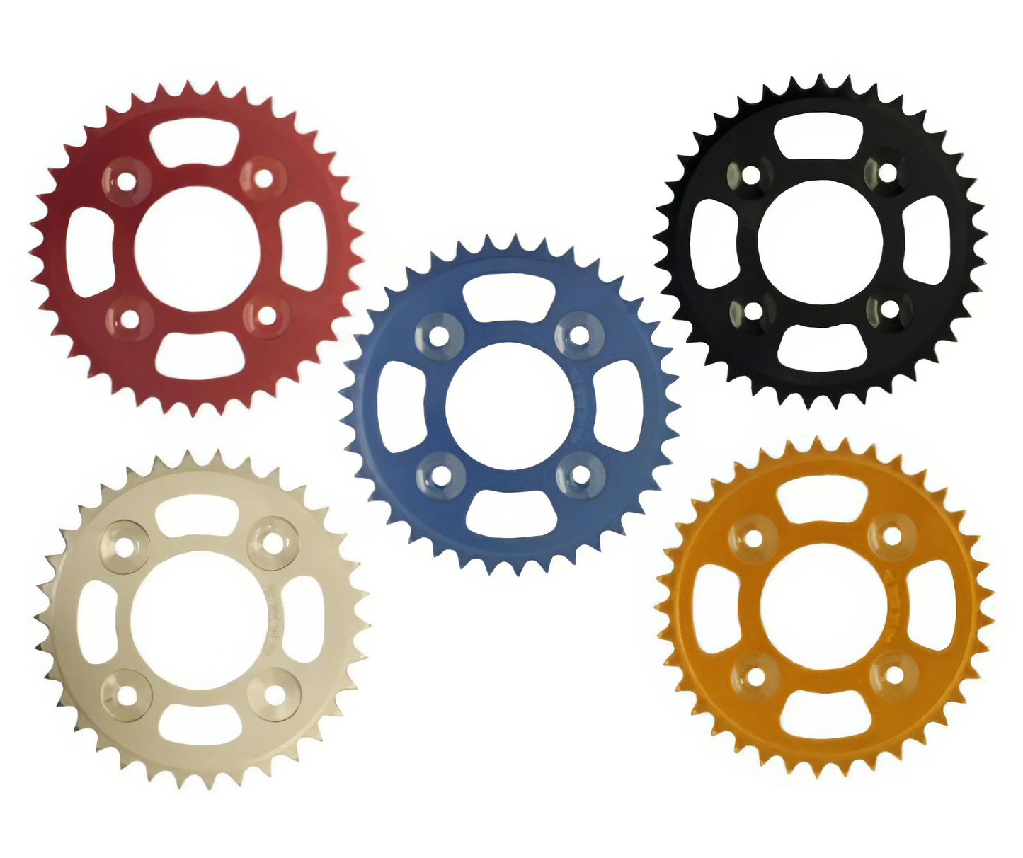 PBI Sprockets Aluminum Honda Grom 125 (2014-2020) 420 (Stock Pitch) Rear Sprocket