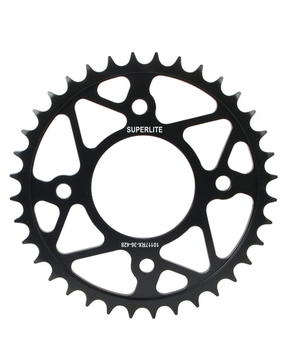 Superlite 428 Conversion RS7 Series Black Steel Rear Sprocket  Honda Honda Grom (2022+) - Howling Moto