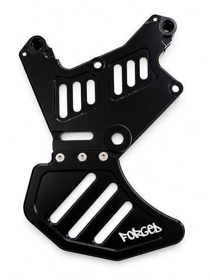 Upgraded Dual Caliper Mount + Rotor Guard for Sur Ron, Talaria & Segway | Heavy Duty Metal