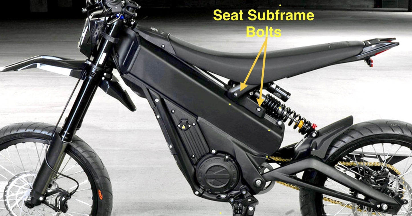 Talaria XXX Seat Subframe Titanium Bolts (4) - Howling Moto