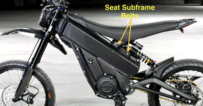 Talaria XXX Seat Subframe Titanium Bolts (4) - Howling Moto