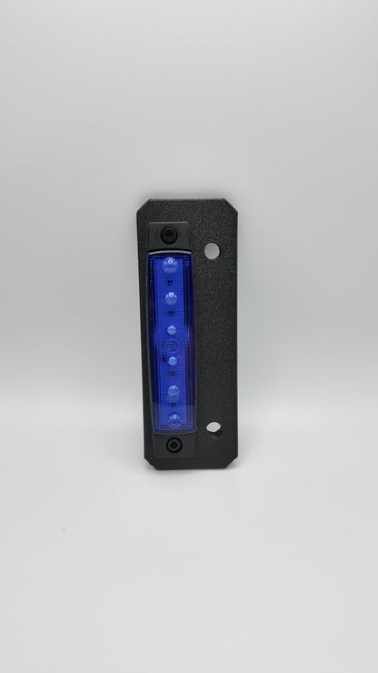 Rear underglow kit for Talaria MX4 and MX5 electric motorcycles, featuring colorful LED lights installed beneath the bike.