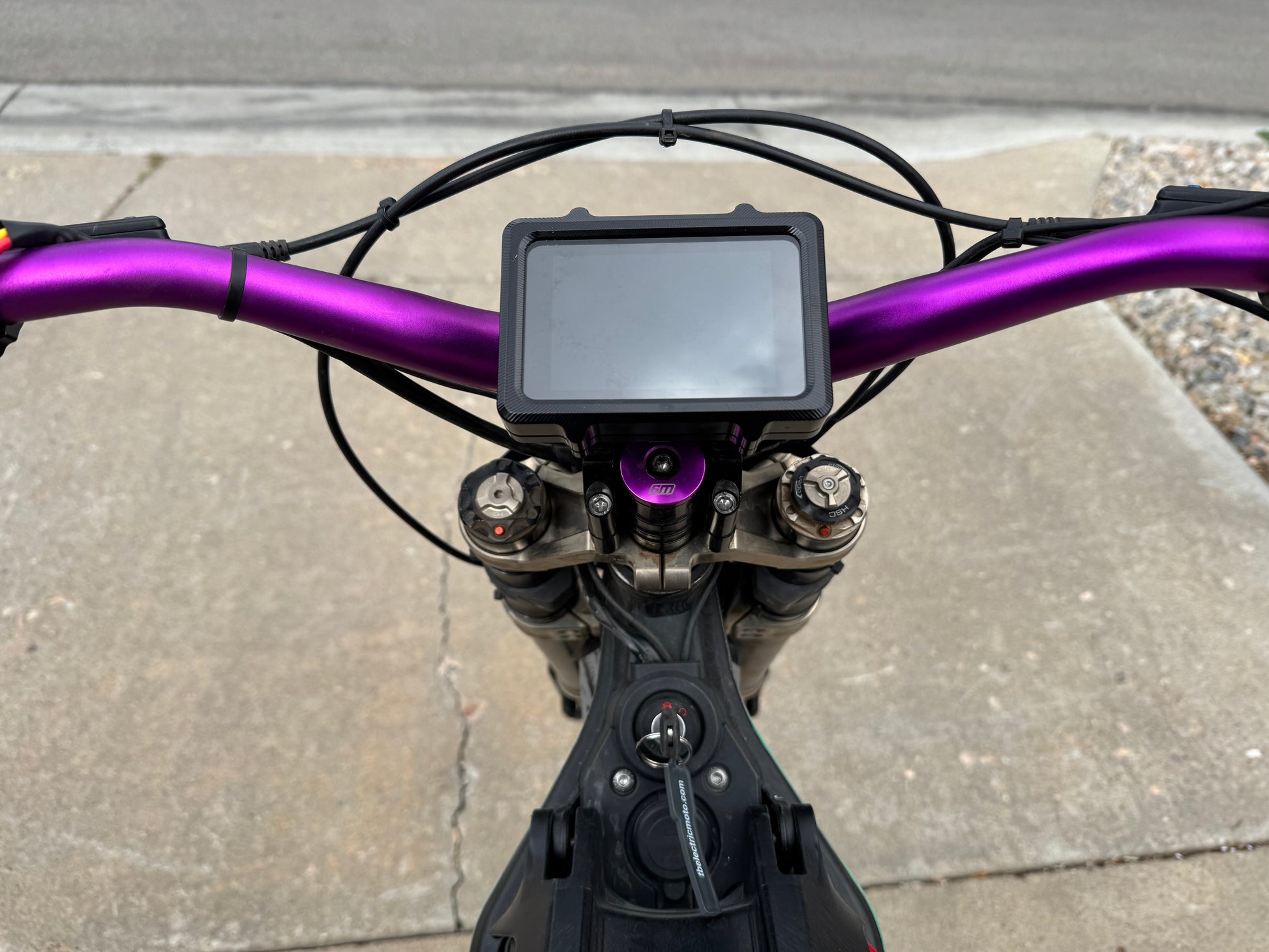 TB E-Ride Pro Display Protector and Mount - Howling Moto