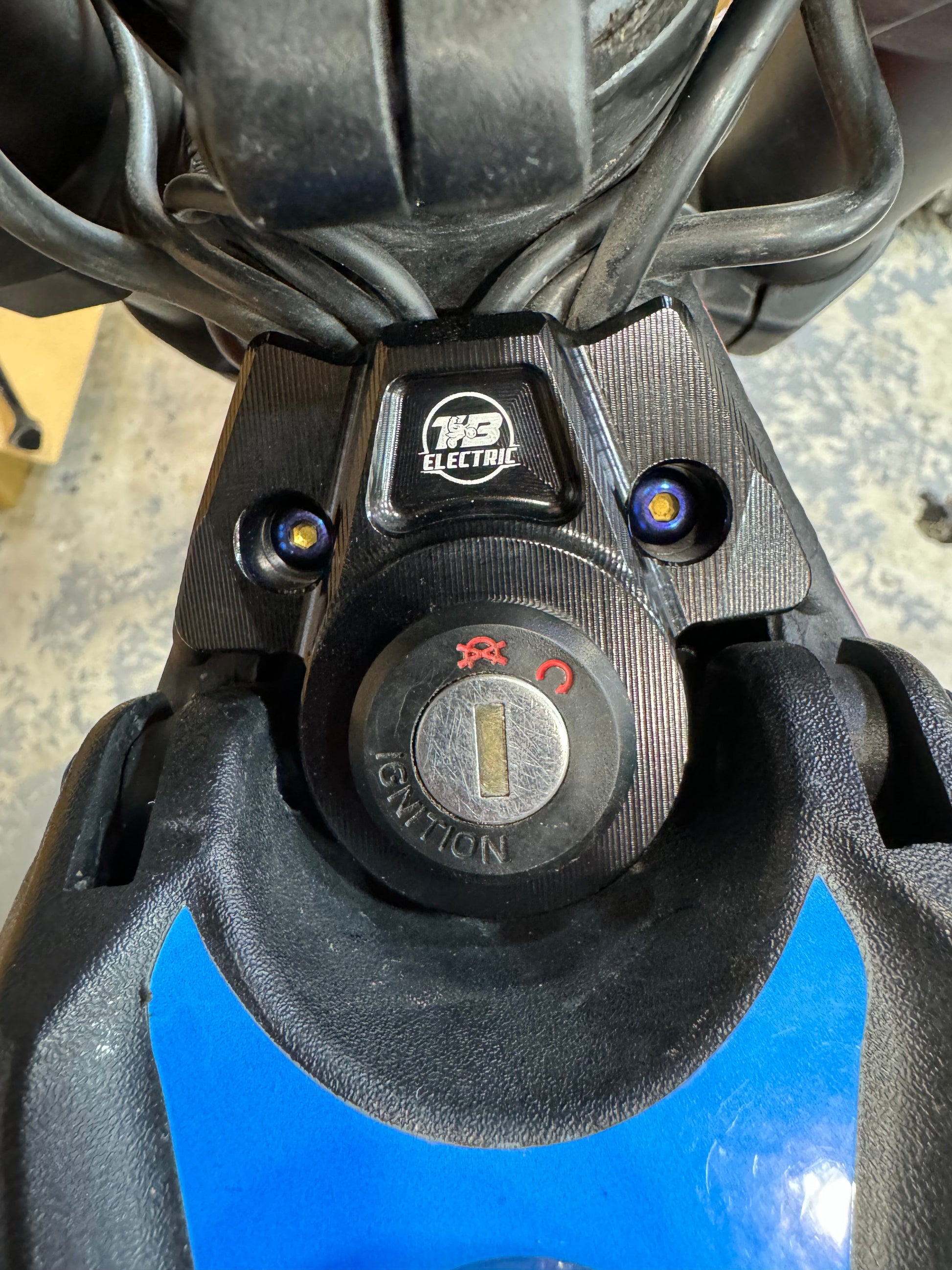 TB Talaria Sting Aluminum Key Ignition Cover - Howling Moto