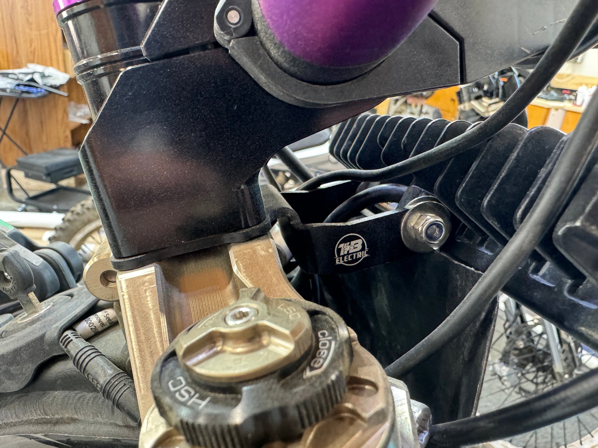 TB HeadLight Bracket - Howling Moto