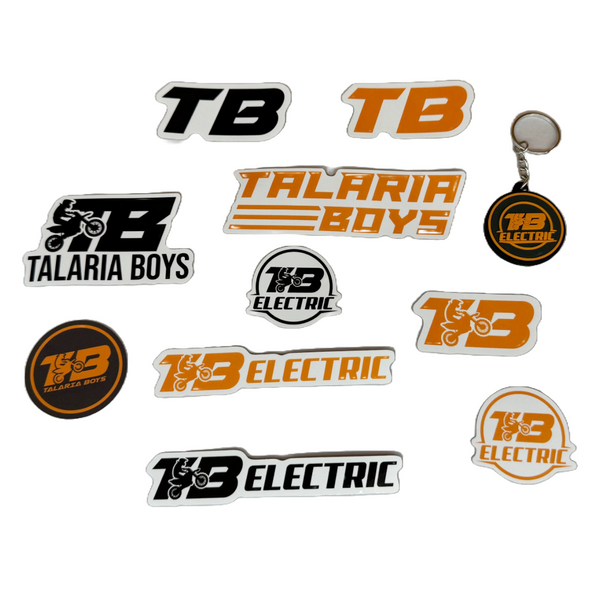 TB Keychain and Sticker Pack | Howling Moto