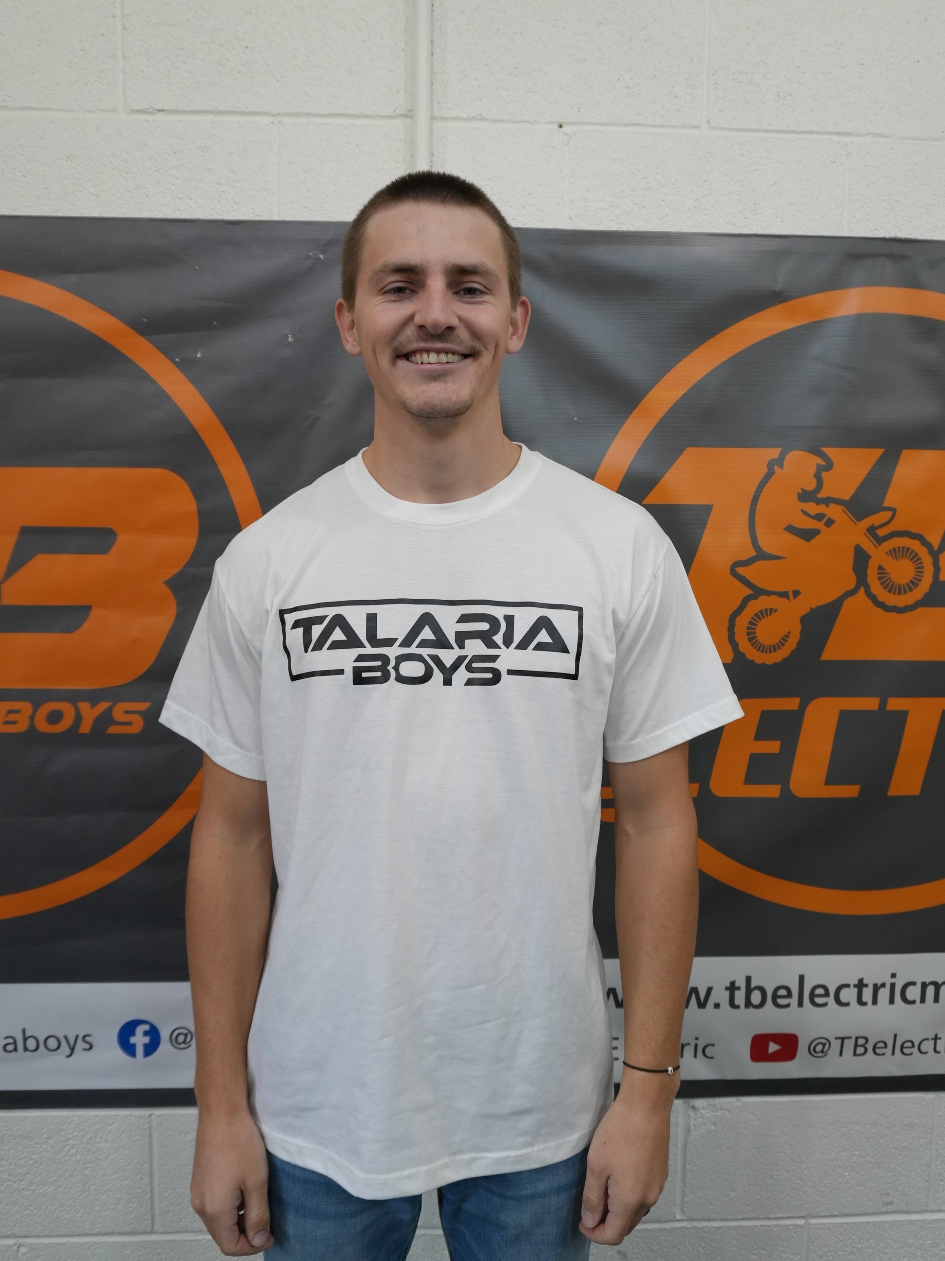 Talaria Boys White T-Shirt - Howling Moto