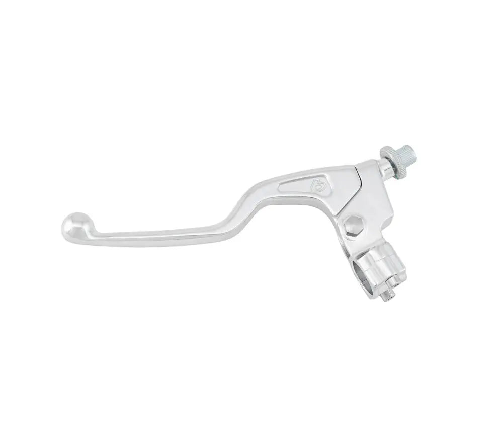 TB Mid Size Clutch Lever/Perch, Silver – 7/8″ - Howling Moto