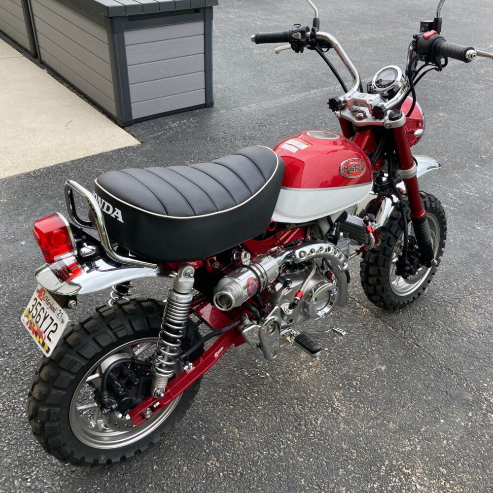 TB Monkey 125 Grab Bar, Black - Howling Moto