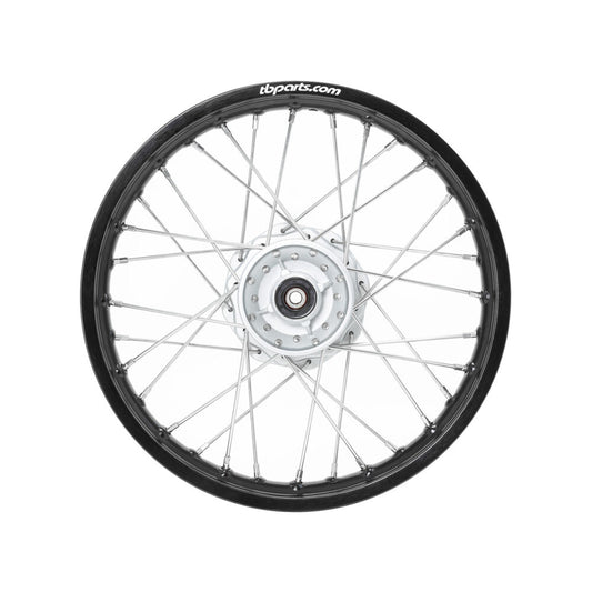 TB Front Wheel Assembly, HD Aluminum Rim, HD Spokes – All KLX110 - Howling Moto