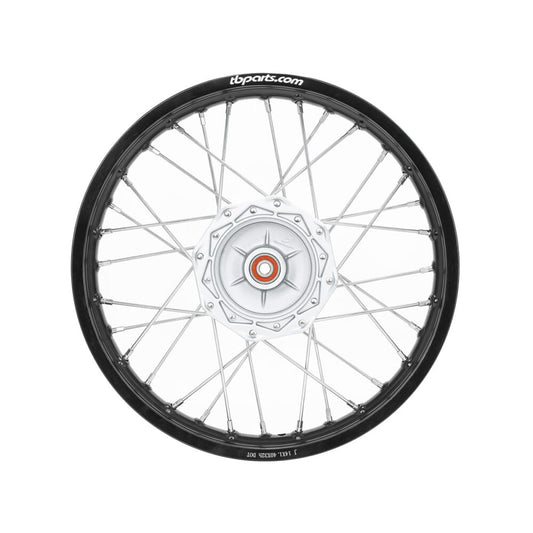 TB Front Wheel Assembly, HD Aluminum Rim, HD Spokes – All KLX110 - Howling Moto