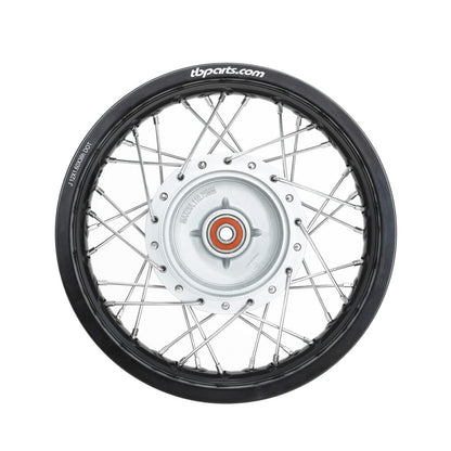 TB Rear Wheel Assembly, HD Aluminum Rim, HD Spokes – All KLX110 - Howling Moto