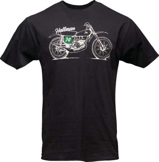 Black THOR Elsinore T-Shirt in XL, featuring the THOR logo and design on the front, made from comfortable fabric.