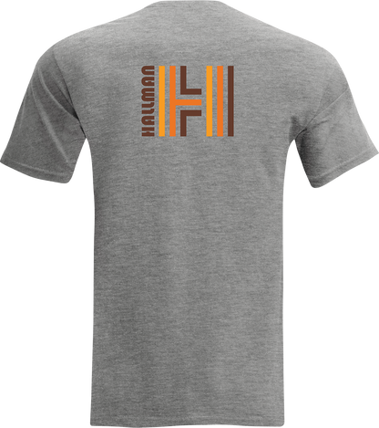 THOR, THOR Hallman Legacy T-Shirt Heather Graphite Medium - 100% Cotton & Polyester Blend