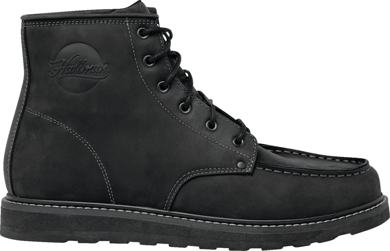 THOR, THOR Hallman Towner Boots - Black, US 9 - Durable Full Grain Leather & Comfort Features
