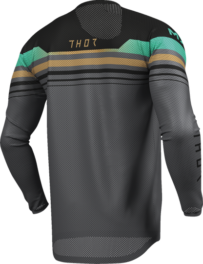 THOR, THOR Launchmode Air Raptor Jersey Large Black/Charcoal - Part Number 2910-8432