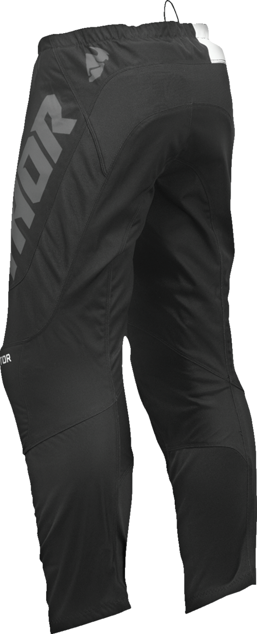 THOR, THOR Sector Checker Pants - Black/Gray US 30 with Integrated Stretch Panels and Ratchet Closure
