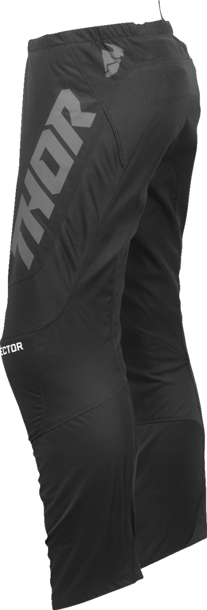 THOR, THOR Sector Checker Pants - Black/Gray US 30 with Integrated Stretch Panels and Ratchet Closure