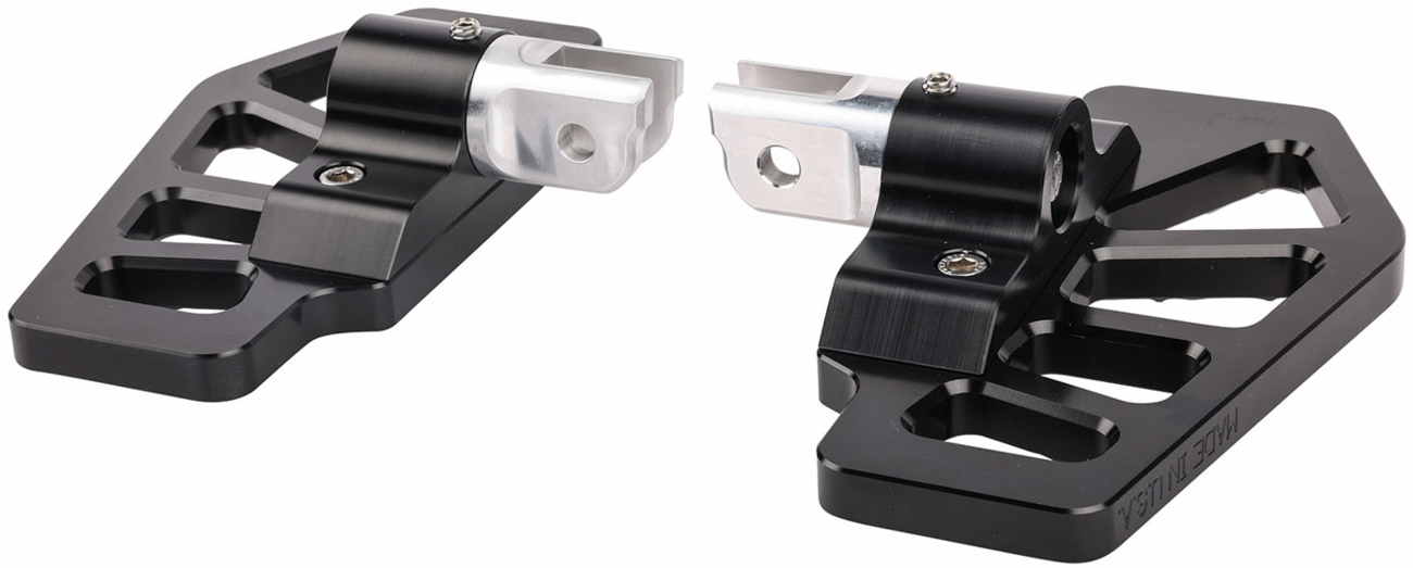 THRASHIN SUPPLY CO. Apex Mini Floorboards for Driver - Black (Part TSC-2217-1-SF)