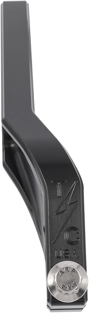 Black Thrashin Supply Co. TSC-2900-1 shifter lever made of heavy-duty 6061 T6 aluminum for smooth gear shifting.