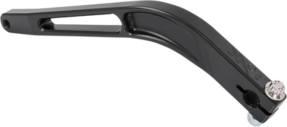 Black THRASHIN SUPPLY CO. TSC-2901-1 shifter lever made of durable 6061 T6 aluminum for motorcycle or bike control.