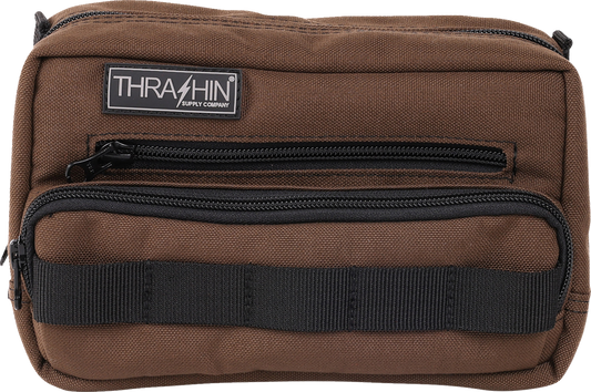 THRASHIN SUPPLY CO. Handlebar Bag Plus - Brown THB-0009