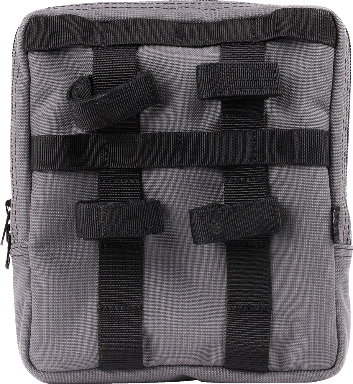 Gray THRASHIN SUPPLY CO. Handlebar Bag Slim designed for bikes, compact and lightweight for easy storage and quick access.