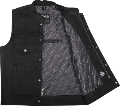 THRASHIN SUPPLY CO. Nightrider v2 Riding Vest - Black - Large TMJ-12-10
