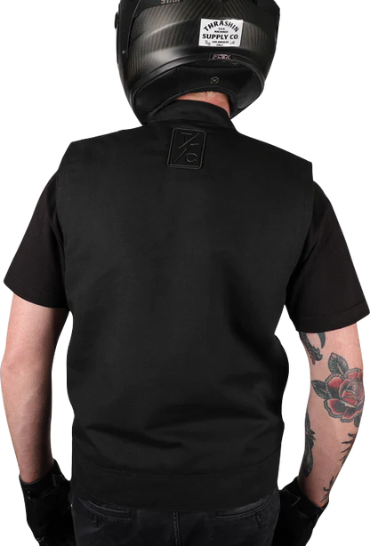 THRASHIN SUPPLY CO. Nightrider v2 Riding Vest - Black - Large TMJ-12-10