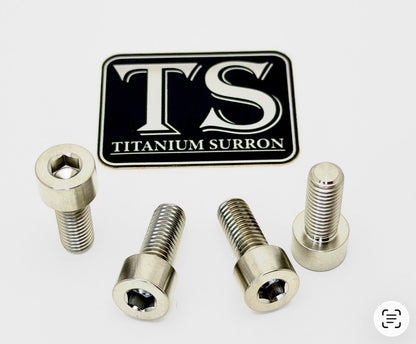 Titanium Axle Pinch Bolts for E-moto Forks