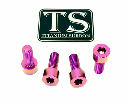 Titanium Axle Pinch Bolts for E-moto Forks
