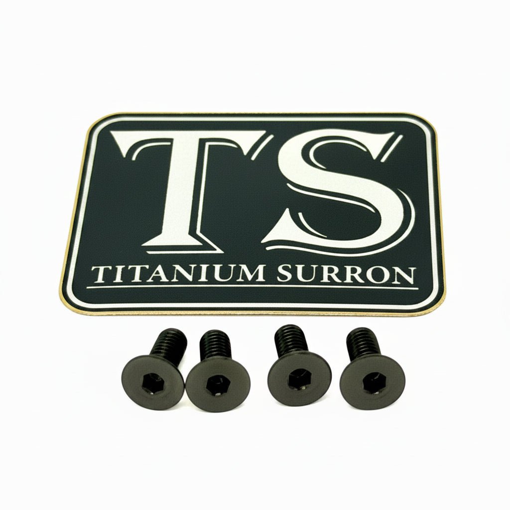 Titanium Baja Designs Headlight Cover Plate Bolts (4)