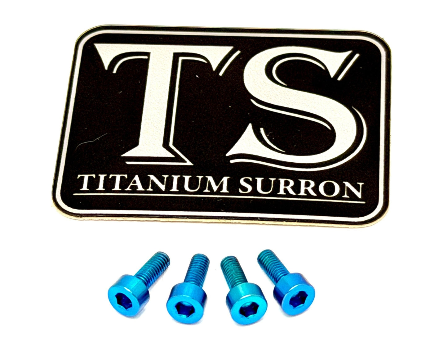 Titanium Baja Designs Headlight Cover Plate Bolts (4)