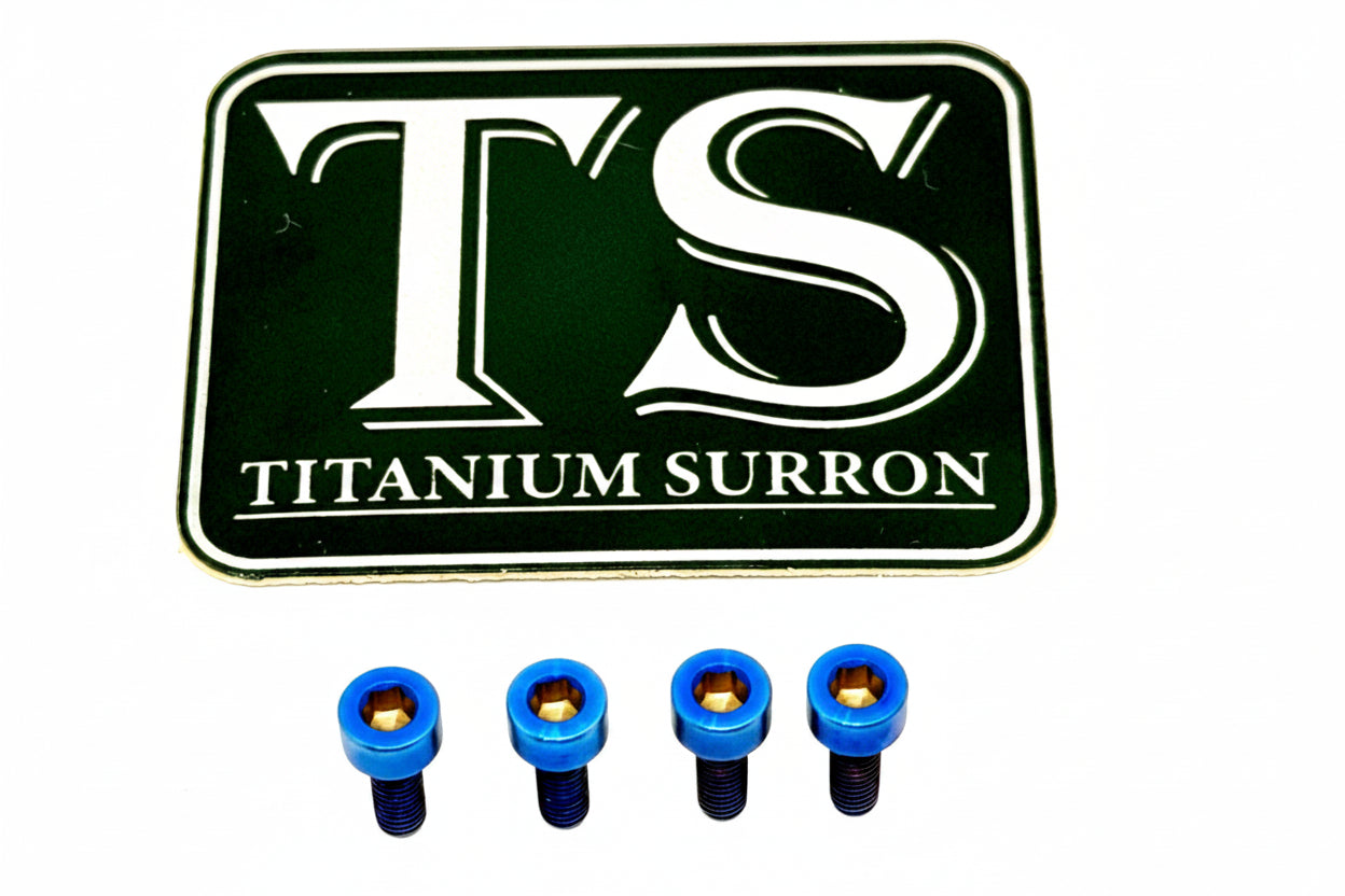 Titanium Baja Designs Headlight Cover Plate Bolts (4)
