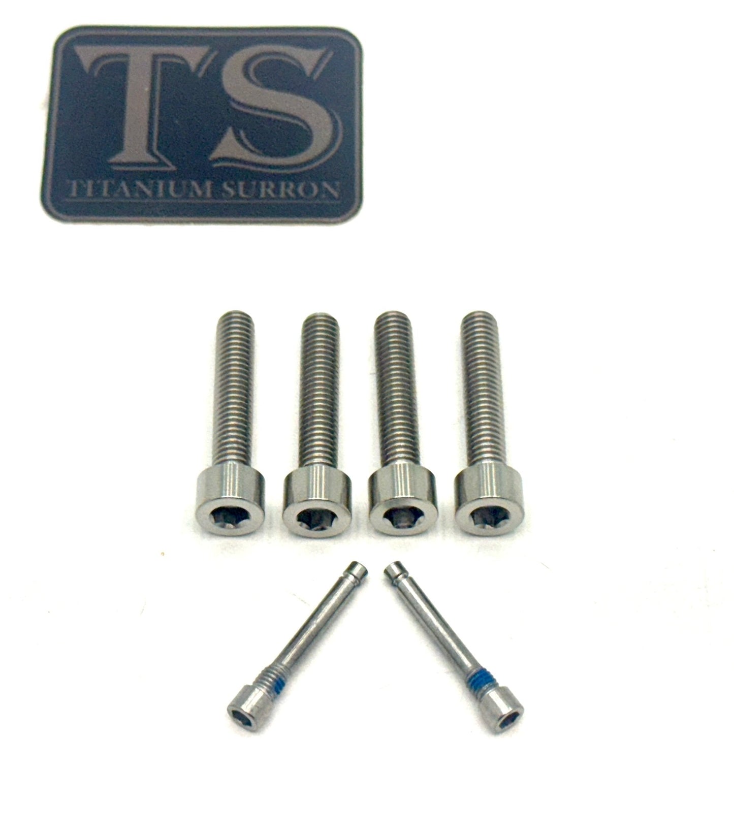 Titanium Caliper Bolt Kit (30mm bolts) - Howling Moto