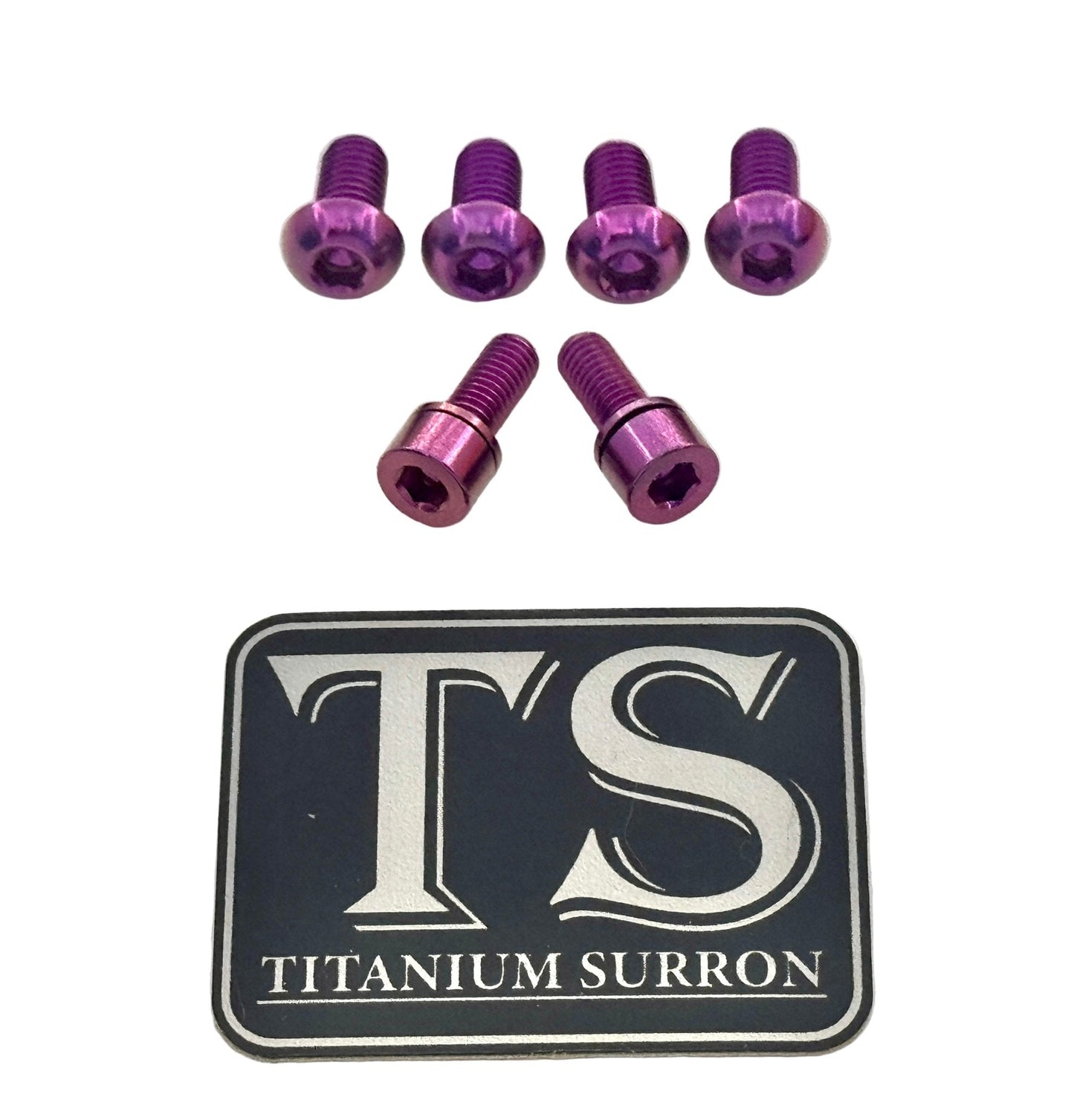 Titanium E-Moto Headlight Mount Bolts - Howling Moto