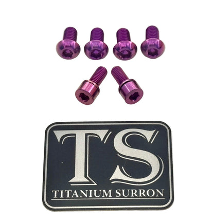 Titanium E-Moto Headlight Mount Bolts - Howling Moto
