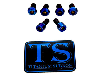 Titanium E-Moto Headlight Mount Bolts - Howling Moto