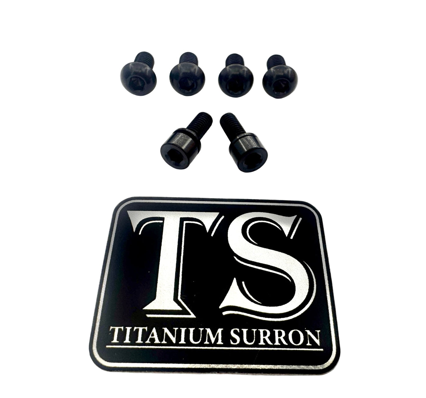Titanium E-Moto Headlight Mount Bolts - Howling Moto
