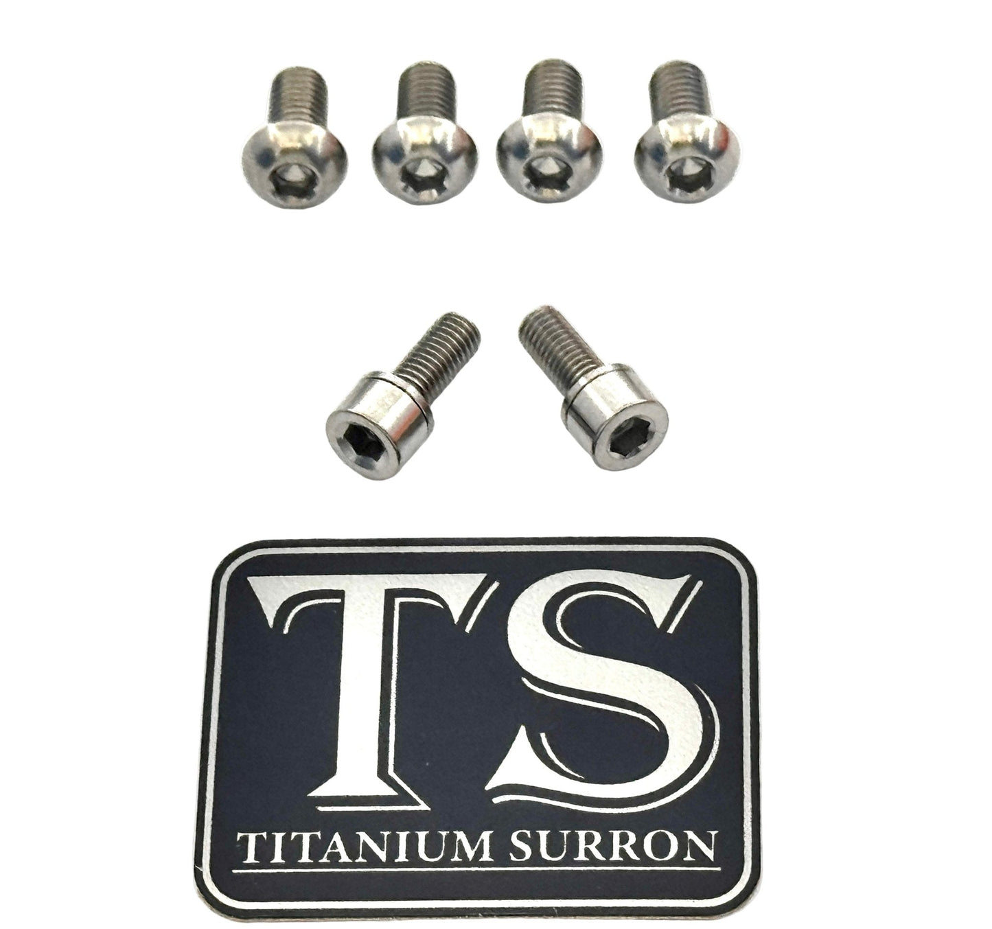 Titanium E-Moto Headlight Mount Bolts - Howling Moto